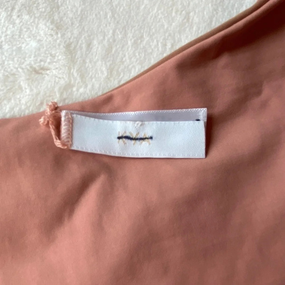 New! Free People x Kya Stella reversible bikini bottom mocha / rose sand 19057 - Picture 8 of 9